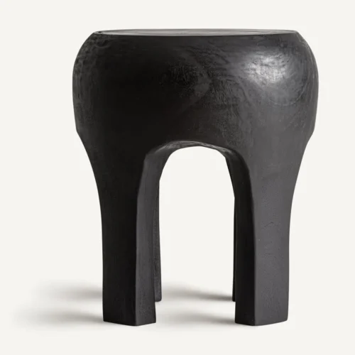 Table basse bois de suar brun clair 40 x 40 x 46 Vical Home