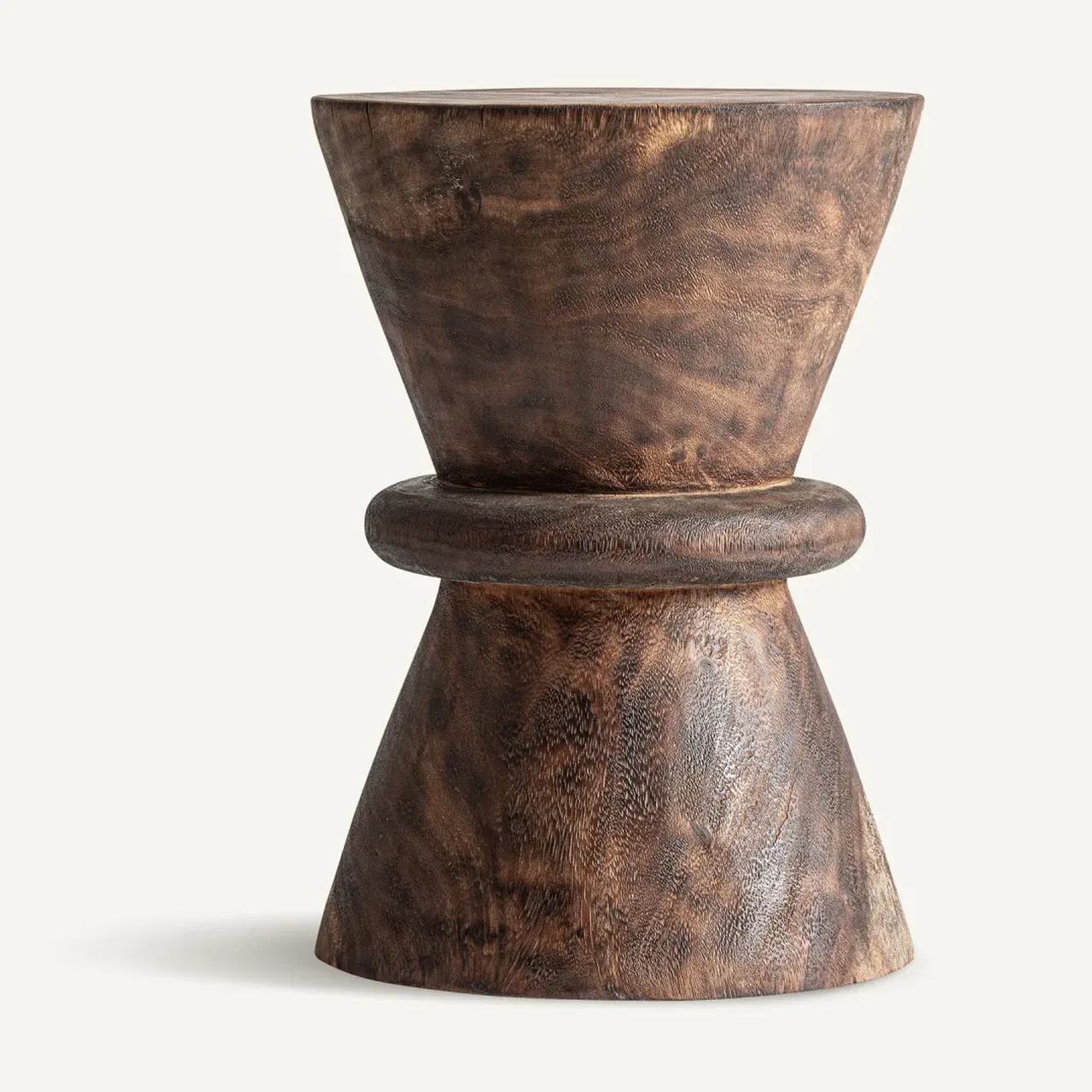 Table basse bois de suar marron 35 x 35 x 50 Vical Home
