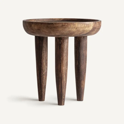 Table basse bois de suar marron 47 x 47 x 50 Vical Home