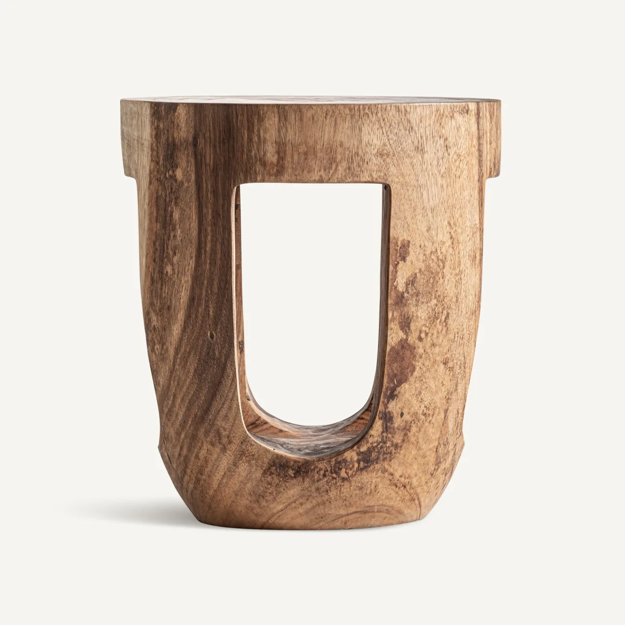 Table basse bois de suar marron 49 x 49 x 55 Vical Home