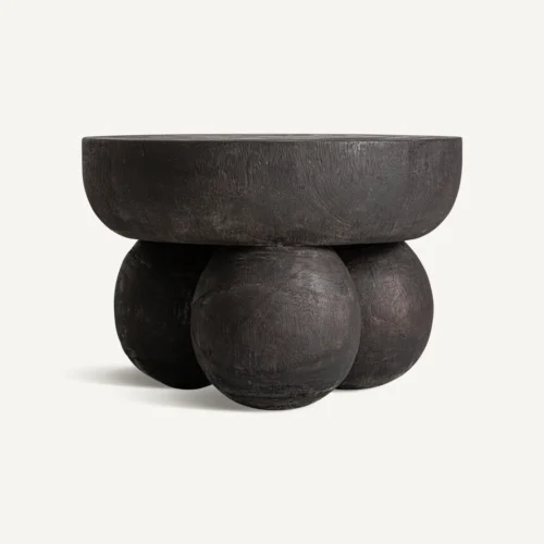 Table basse bois de suar marron 60 x 60 x 40 Vical Home