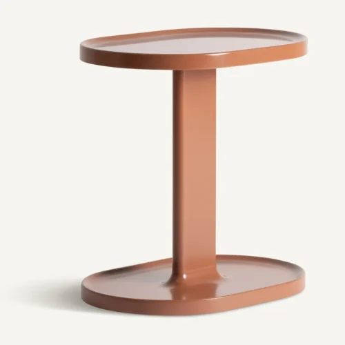 Table basse bois marron et hêtre 50 x 35 x 52 Vical Home — vue 2