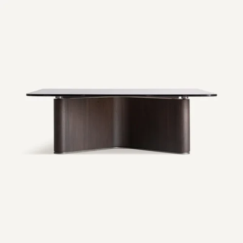 Table basse Bransby frêne noir 100 x 100 cm Vical Home