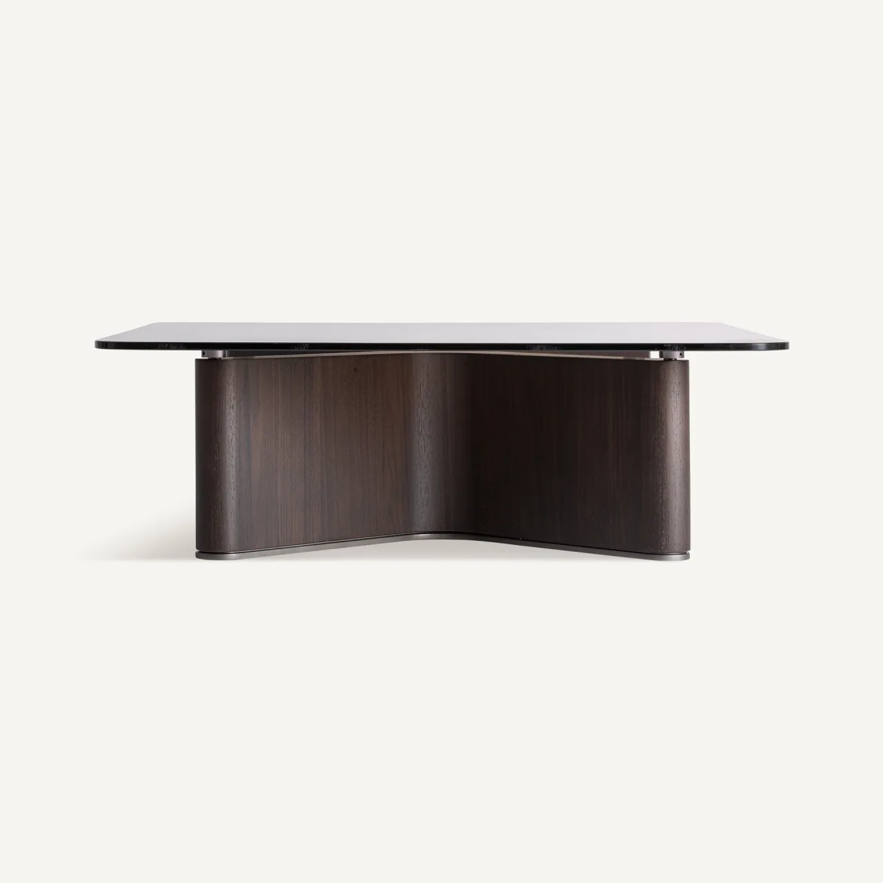 Table basse Bransby frêne noir 100 x 100 cm Vical Home