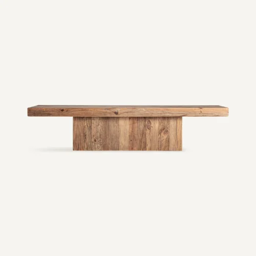 Table basse Breive pin recyclé vieilli 180 cm Vical Home