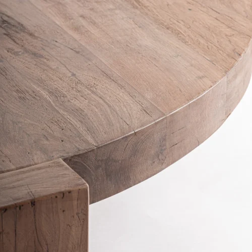 Table basse Brutalist bois de sal 127 x 133 cm Vical Home — vue 4
