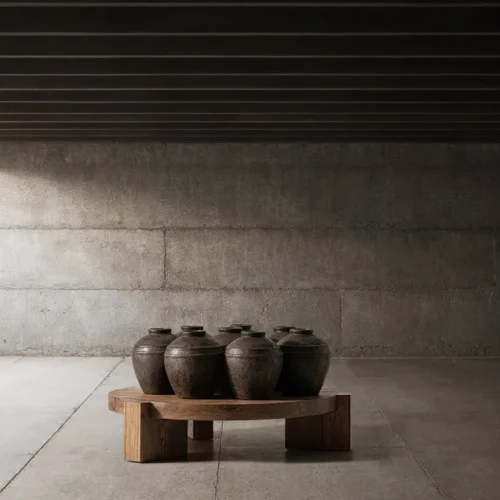 Table basse Brutalist bois de sal 127 x 133 cm Vical Home — vue 7