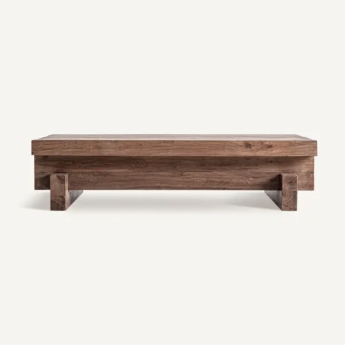 Table basse Brutalist bois de sal 150 cm Vical Home