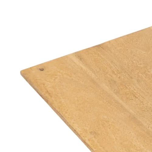 Table basse carrée bois d'acacia et métal noir Ixia 80 x 40 cm — vue 5