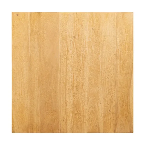 Table basse carrée bois d'acacia et métal noir Ixia 80 x 40 cm — vue 8