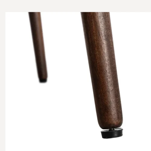 Table basse organique bois de manguier marron foncé Ixia 80 cm — vue 7
