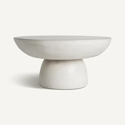 Table basse Cles grès gris 70 x 70 Vical Home