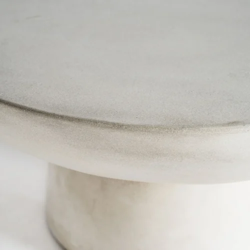 Table basse Cles grès gris 70 x 70 Vical Home — vue 3