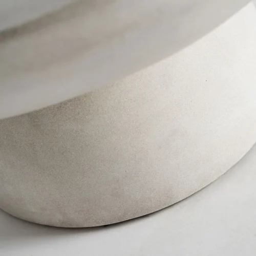 Table basse Cles grès gris 70 x 70 Vical Home — vue 4