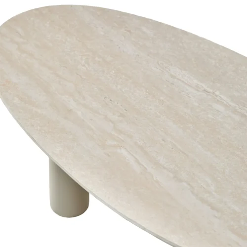 Table basse de jardin Vendôme beige Richmond Interiors — vue 5