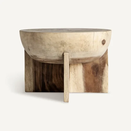 Table basse Doucen bois de suar naturel Vical Home