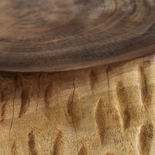Table basse Gairo bois de suar sculpté Vical Home — vue 4