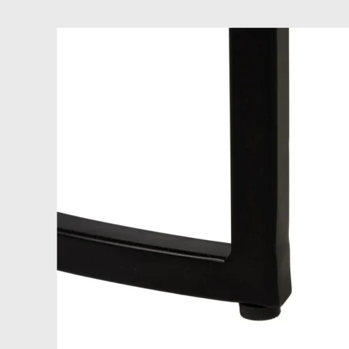 Table basse gigogne bicolore marron et noir Ixia 90 cm — vue 9