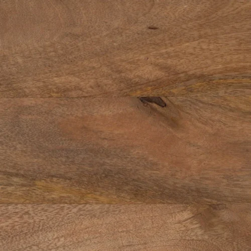 Table basse gigogne organique bois de manguier et métal Ixia 90 cm — vue 5