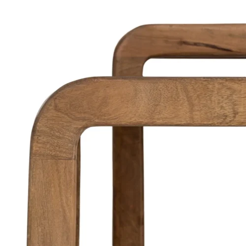 Table basse gigogne bois de manguier Ixia 120 x 55 cm — vue 3