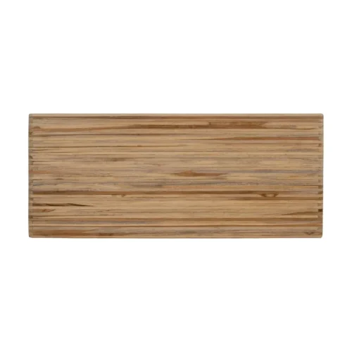 Table basse gigogne bois de teck recyclé Ixia 85 cm — vue 10