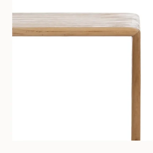 Table basse gigogne bois de teck recyclé Ixia 85 cm — vue 7