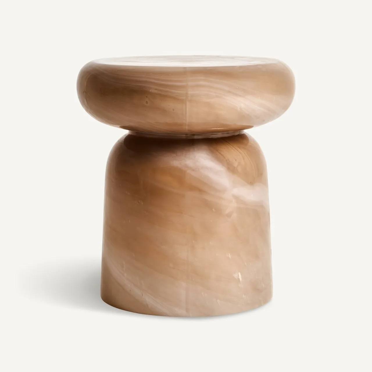 Table basse Gilau verre beige Vical Home