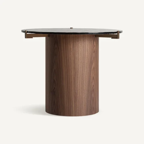 Table basse Giswil contreplaqué et verre ambré Vical Home