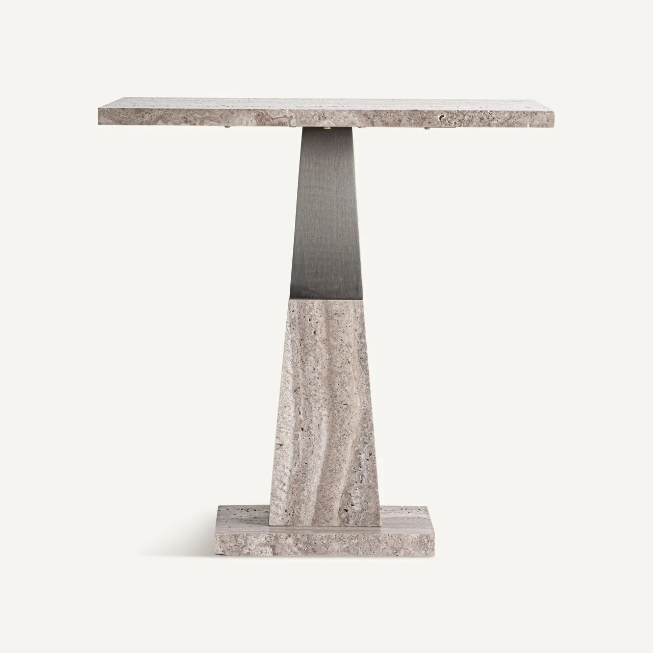 Table basse Gozd marbre et fer argenté Vical Home