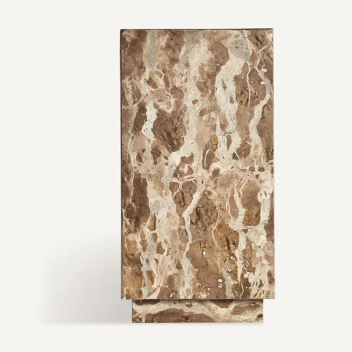 Bout de canapé Grov marbre beige Vical Home