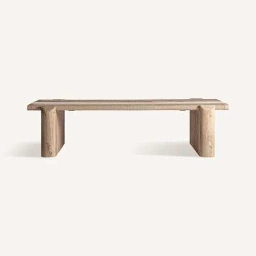Table basse Jacquard manguier et marbre 140 x 73 Vical Home