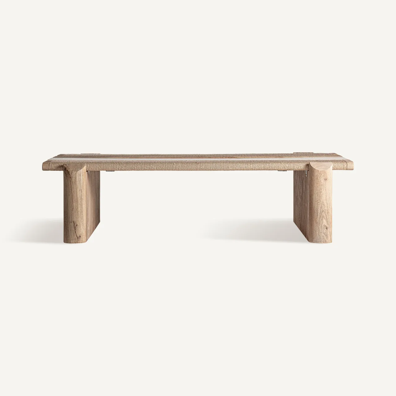 Table basse Jacquard manguier et marbre 140 x 73 Vical Home