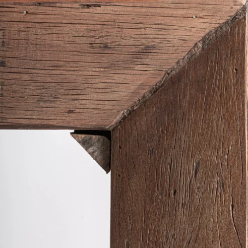 Table basse Keiem bois récupéré marron vieilli Vical Home — vue 4