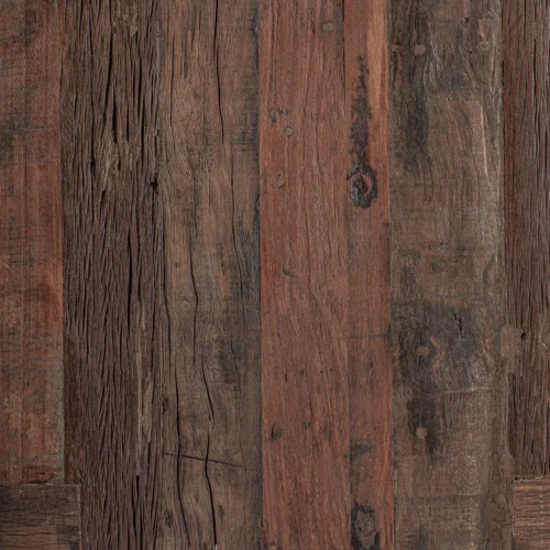 Table basse Keiem bois récupéré marron vieilli Vical Home — vue 6