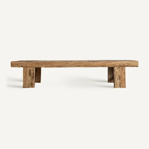 Table basse Kerp teck naturel 200 cm Vical Home