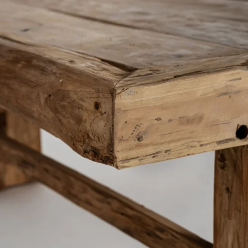 Table basse Kerp teck naturel 200 cm Vical Home — vue 6