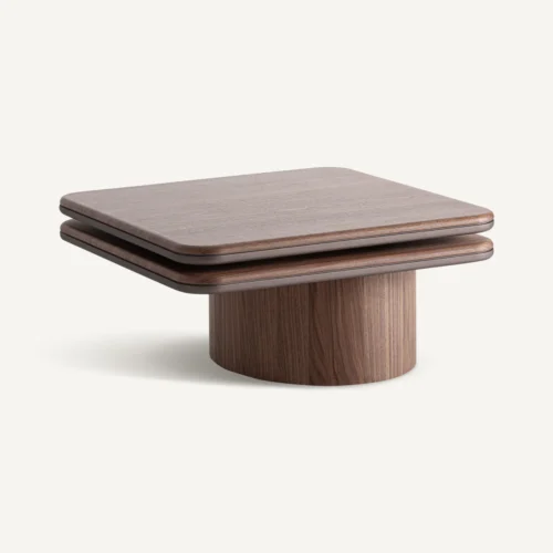 Table basse Kexby noyer et fer Vical Home — vue 2