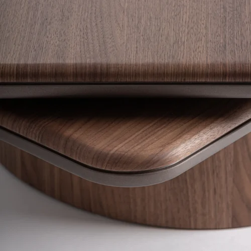Table basse Kexby noyer et fer Vical Home — vue 5