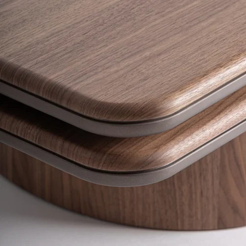 Table basse Kexby noyer et fer Vical Home — vue 6