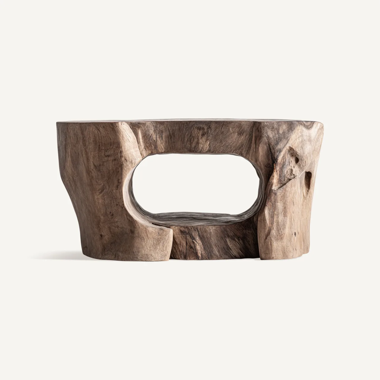 Table basse Khaled bois de suar naturel Vical Home