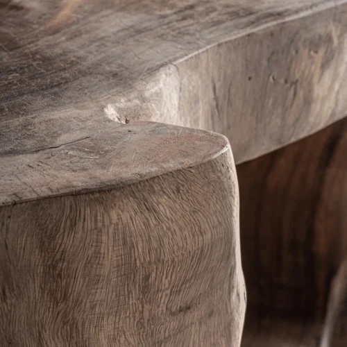 Table basse Khaled bois de suar naturel Vical Home — vue 3
