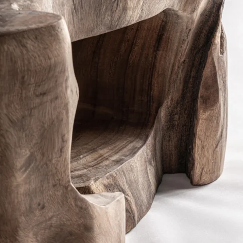 Table basse Khaled bois de suar naturel Vical Home — vue 6