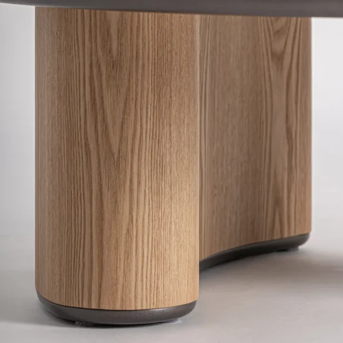 Table basse Leneo bois marron clair Vical Home — vue 4