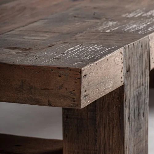 Table basse Losse bois recyclé marron Vical Home — vue 3