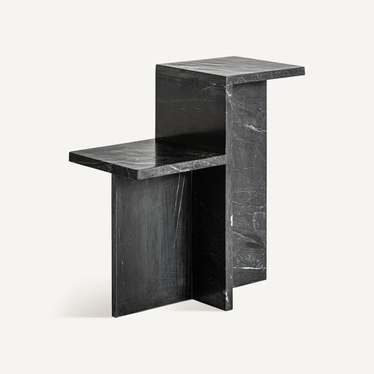Table basse Marquina marbre noir 51 cm Vical Home