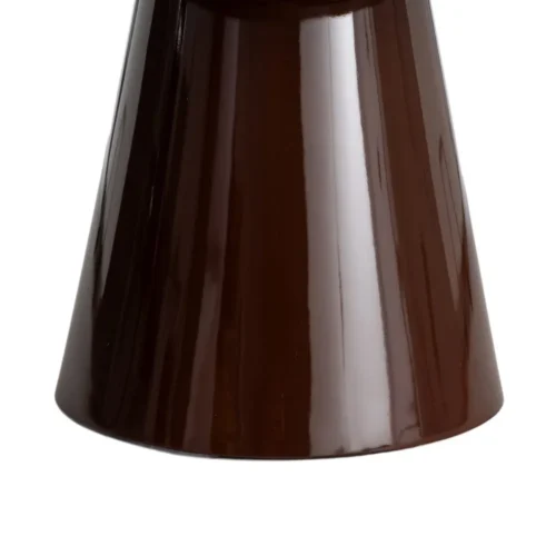 Table basse marron brillant Ixia 60 cm — vue 5