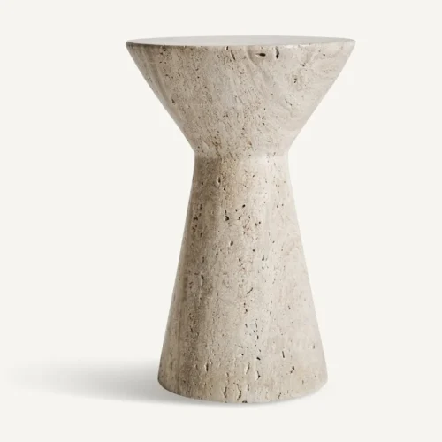 Table basse Motrus travertin crème Vical Home