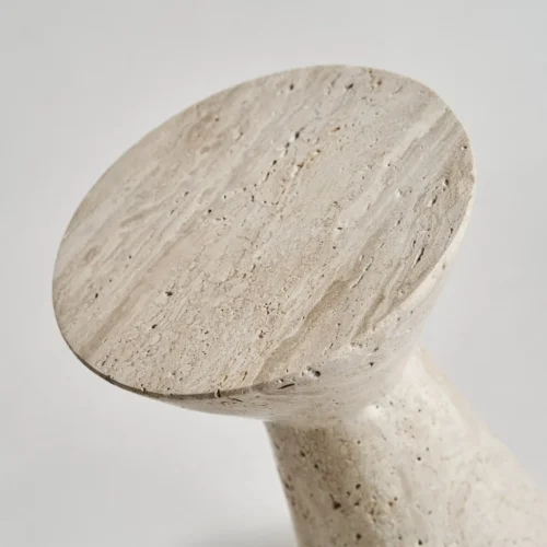 Table basse Motrus travertin crème Vical Home — vue 2