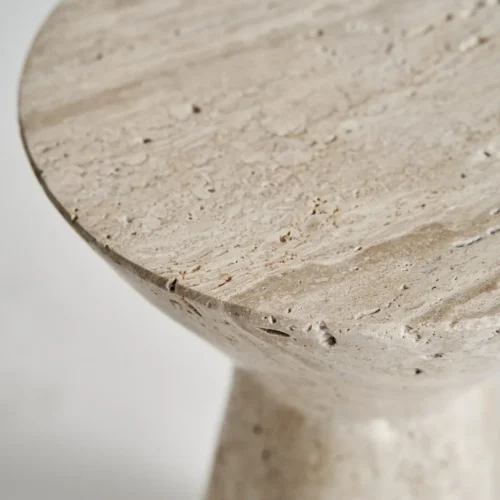 Table basse Motrus travertin crème Vical Home — vue 3