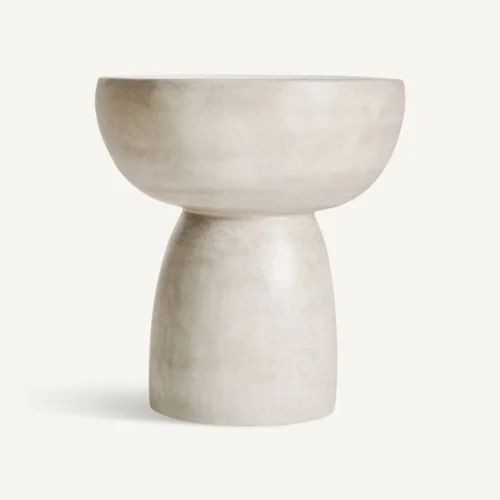 Table basse Naima grès gris 52 x 52 cm Vical Home